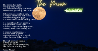 Poem on The Moon By Gauransh