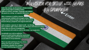 My Vision for India @100 years